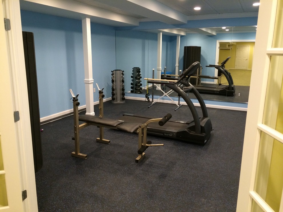 Basement Remodel - Home Gym - New York - by Moran Residential ...