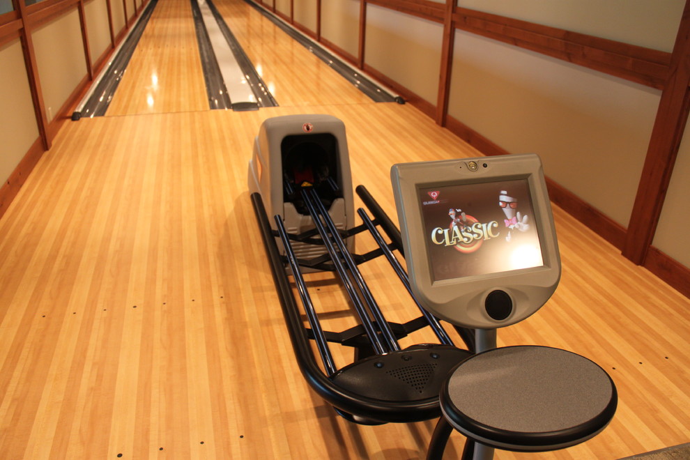 Bowling Alley Installation Eclectic Home Gym Seattle by User