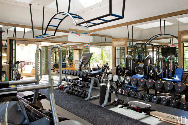 Brady Residence Traditional Home Gym New York by Optimum