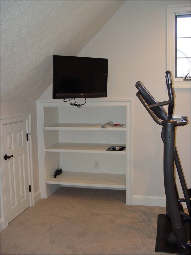 Home gym - contemporary home gym idea in Other