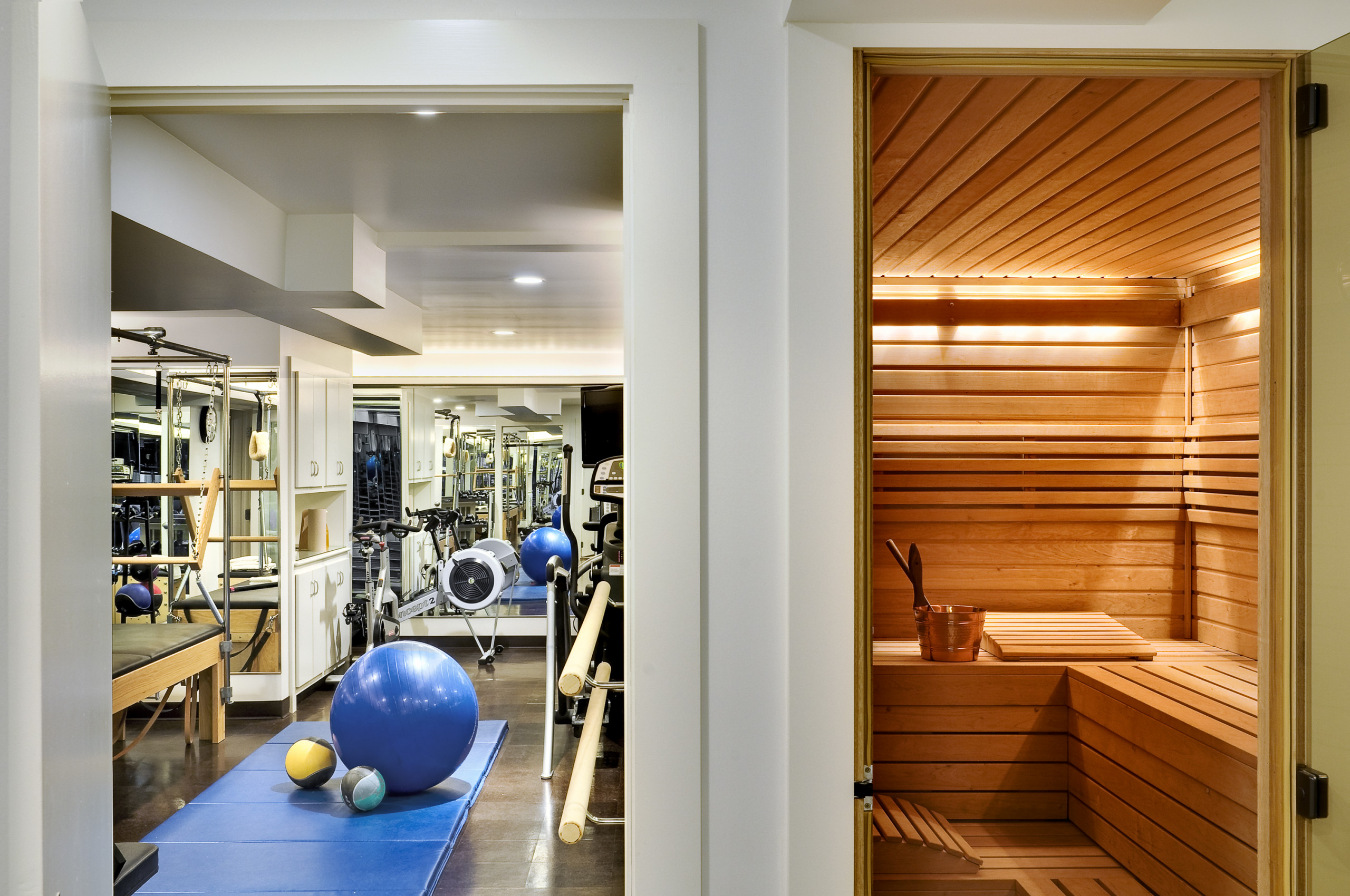 Home gym and sauna ideas sales