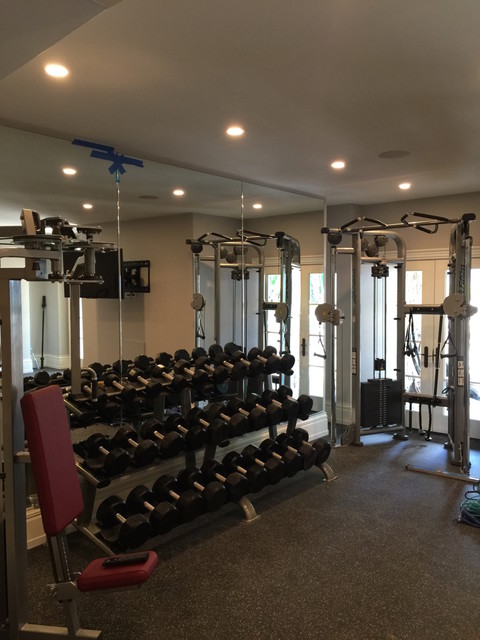 Custom Colonial - Traditional - Home Gym - Boston - by Detail Design ...