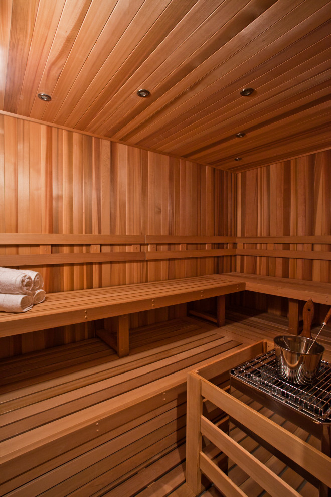 Custom Design Sauna The Ridges Contemporary Home Gym Las