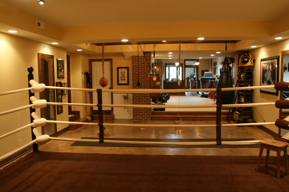 Moderner Fitnessraum in Kansas City
