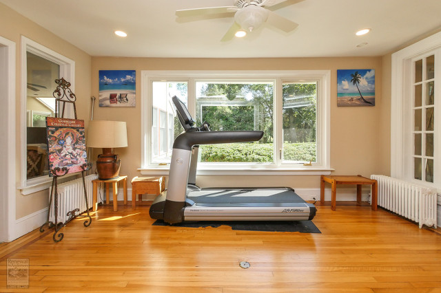 Exercise and Hobby Room with Large Window Combination - Home Gym - New York  - by Renewal by Andersen Long Island | Houzz IE