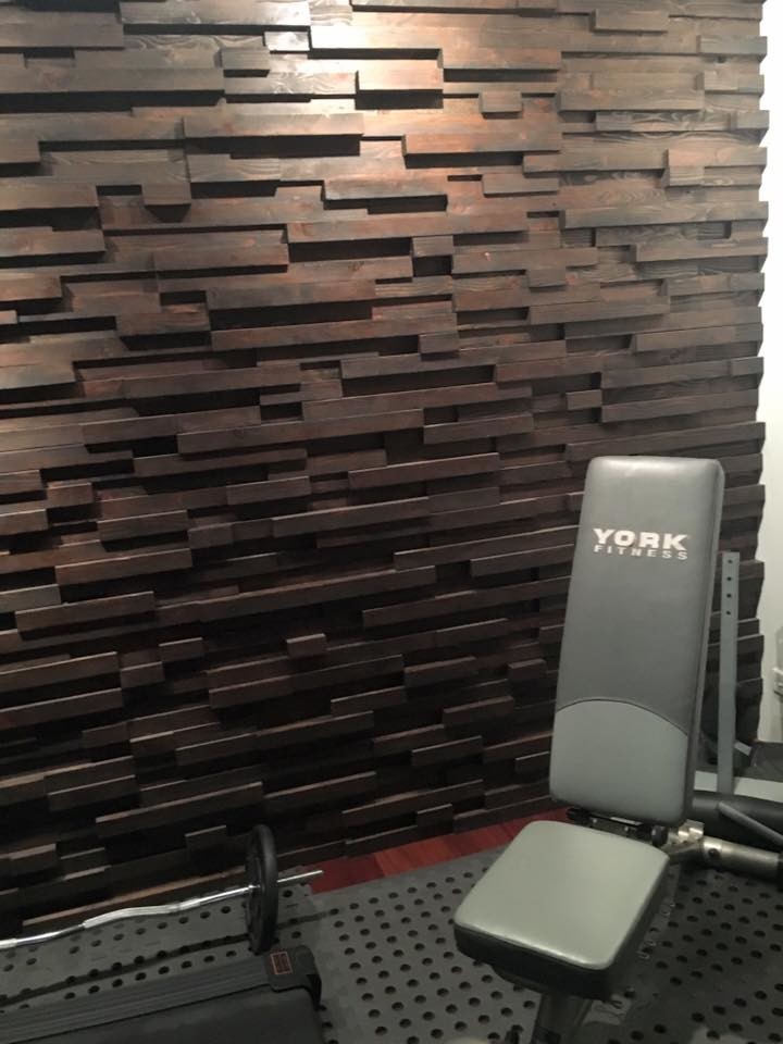 Feature Walls Industrial Home Gym Canberra Queanbeyan by