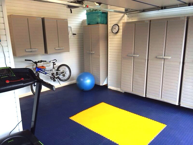 Garage Floor Tiles by Garageflex Home Gym Buckinghamshire by Garageflex Houzz