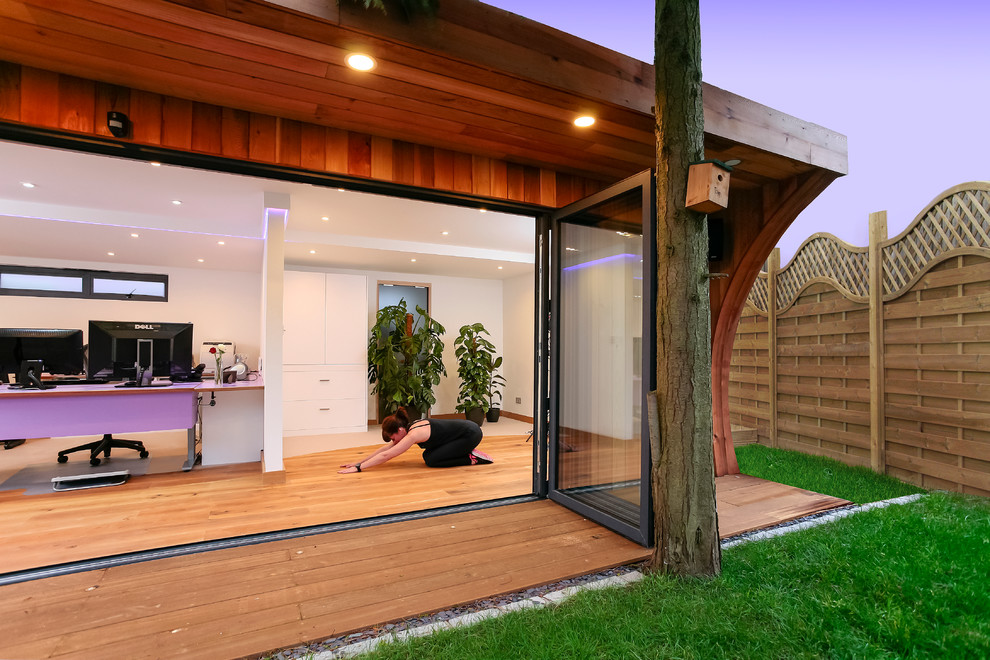 Contemporary garden shed and building in Sussex.