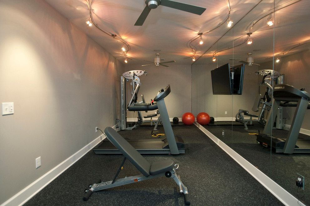 Gym Home Gym Atlanta by The Kenney Group, LLC. Houzz