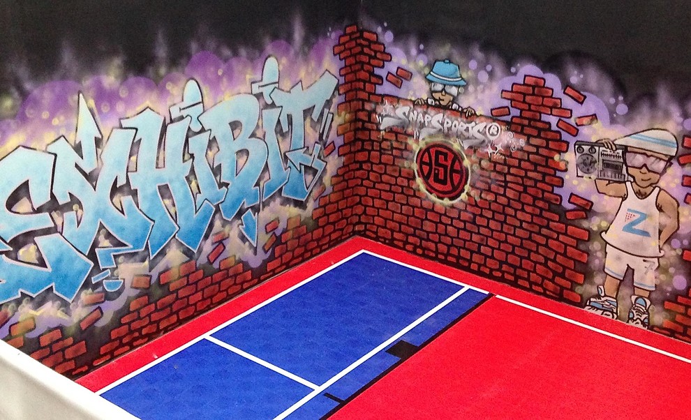 Photo of an indoor sports court in Miami.