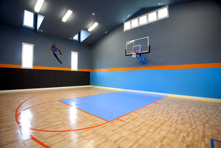 Private Indoor Basketball Court, HGTV Faces of Design