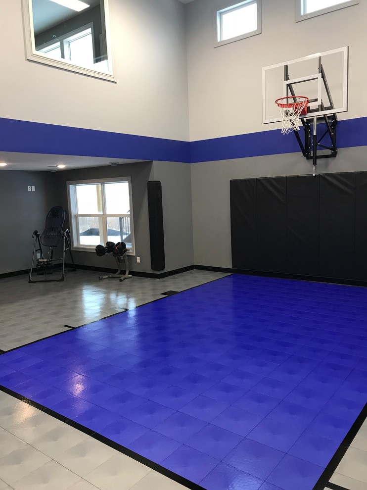 Design ideas for a traditional indoor sports court in Minneapolis.