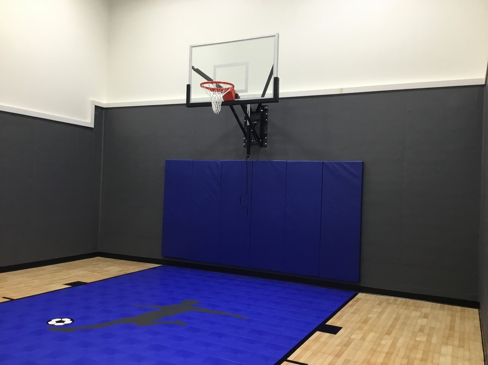 This is an example of a traditional indoor sports court in Minneapolis.