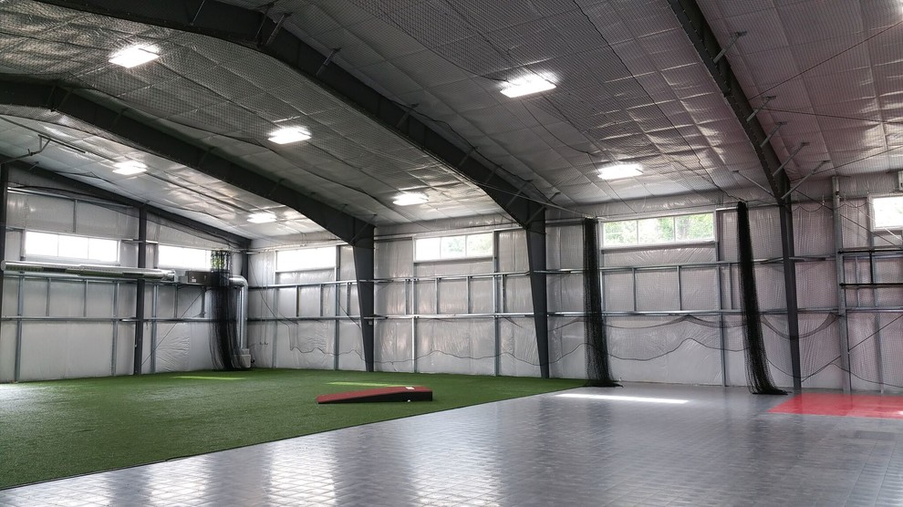 Iowa Home Gymnasium Home Gym Omaha by Sport Construction Midwest