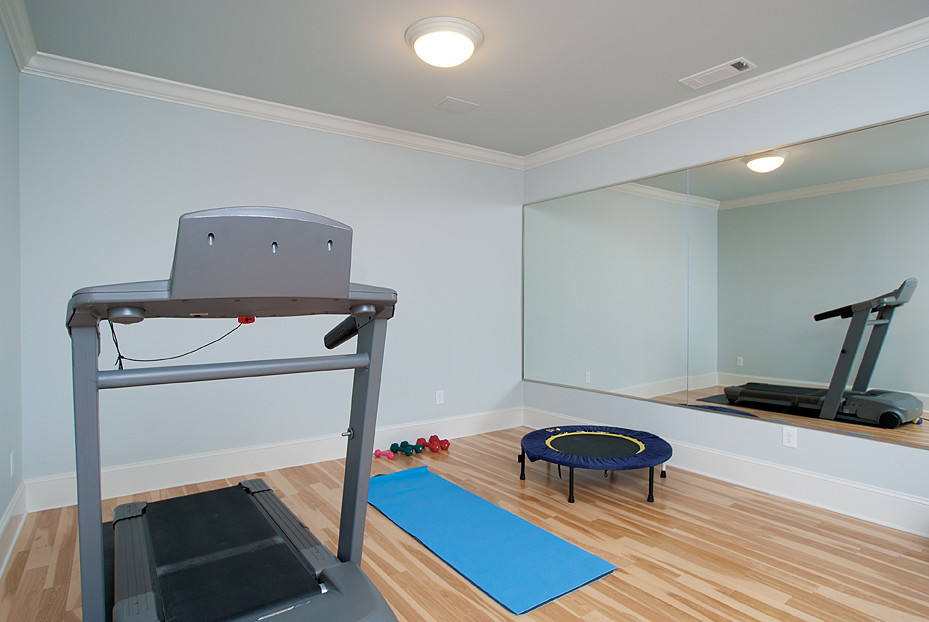 LIVING AREA Home Gym Atlanta by Victoria Renovations Houzz