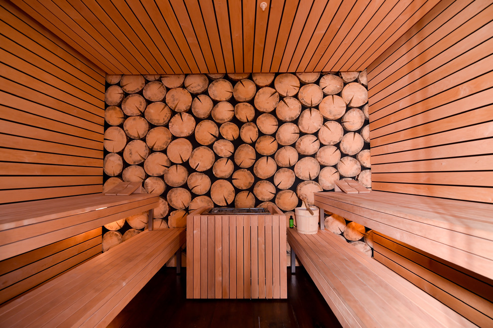Log Roll Sauna Home Gym London by Prestige Saunas Ltd Houzz