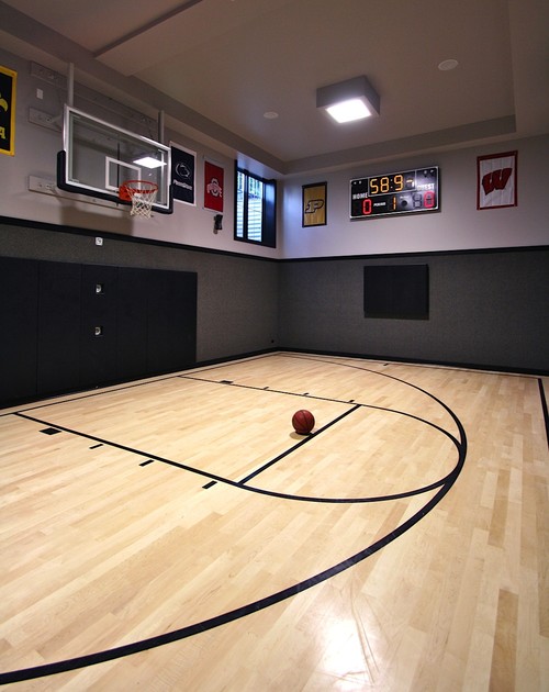 Home Basketball Half Court