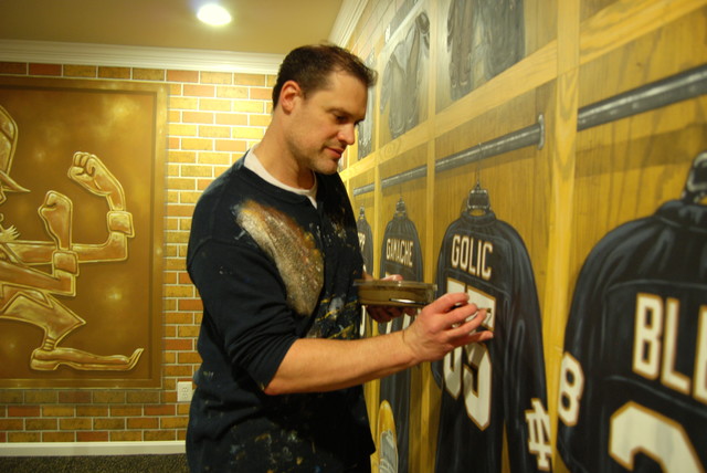 pics Notre Dame Football Mural houzz