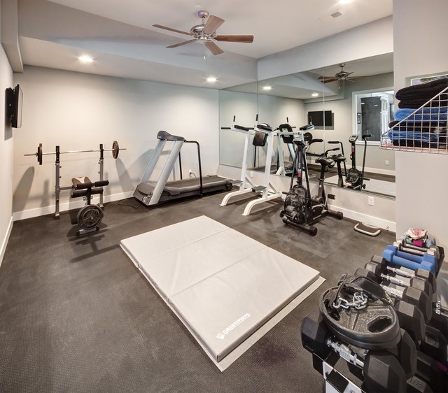 Simon Home Gym Kansas City by KC Drafting & Design Houzz