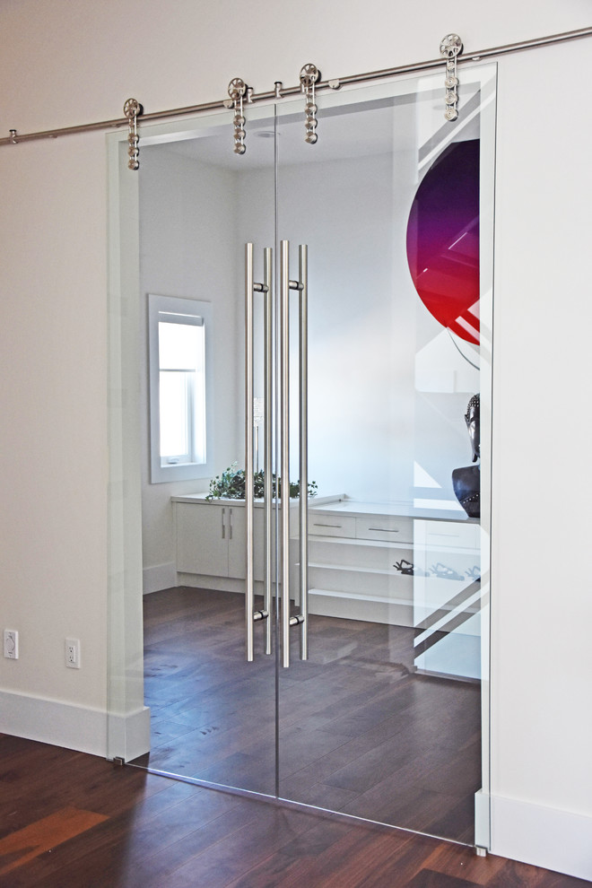 Sliding Glass Barn Doors Home Gym Edmonton by Wholesale Bevel & Edge Ltd. Houzz