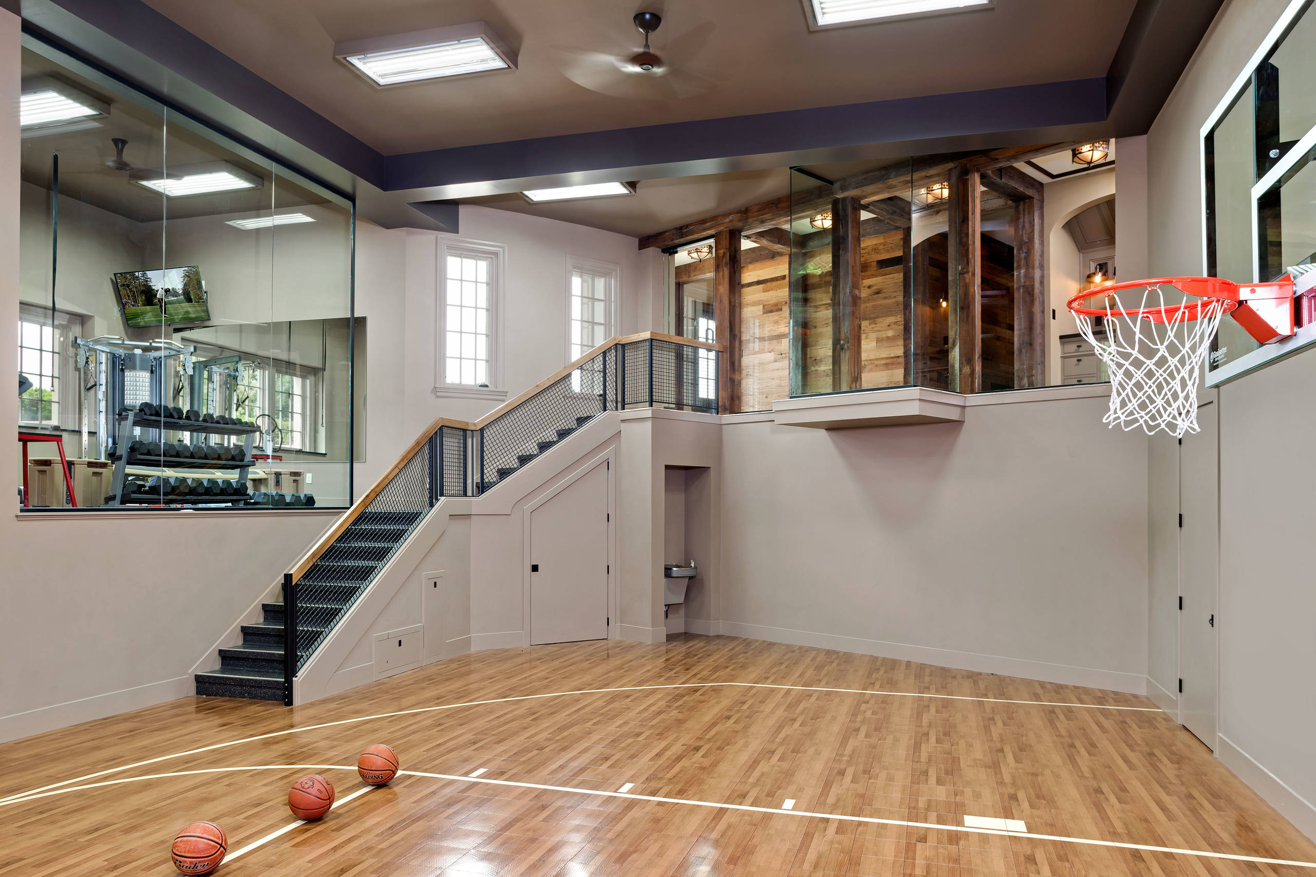 How much does it cost to build an indoor basketball court in your house