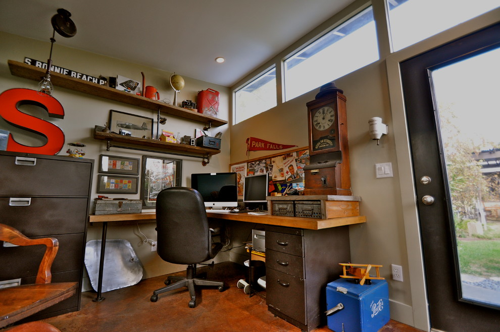 Imagen de despacho contemporáneo pequeño