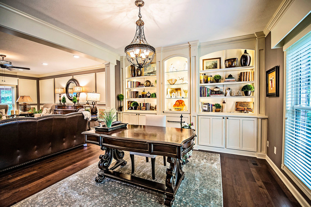 600 Bradford Trace Renovation. Traditional Home Office Nashville by Borrowed Mule