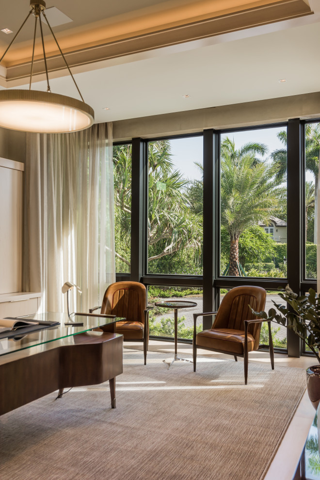 Design ideas for a home office in Miami.