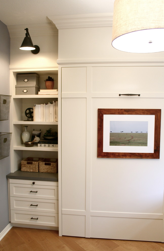 Transitional home office photo in Orange County