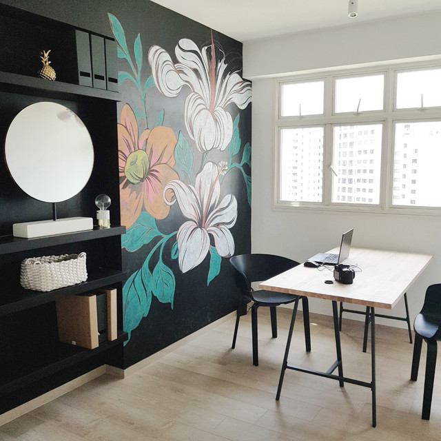 A Scandinavian-Nordic Inspired HDB - Skandinavisch - Arbeitszimmer ...