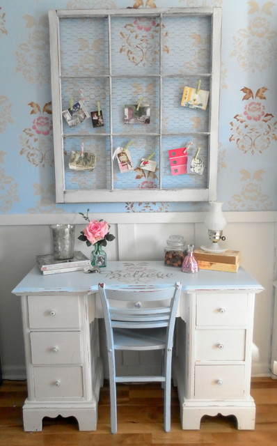 Shabby chic cheap corner desk