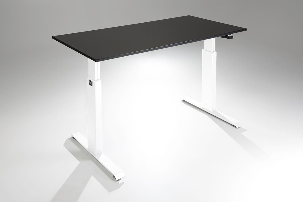 Inspiration for a huge modern freestanding desk home office remodel in Phoenix