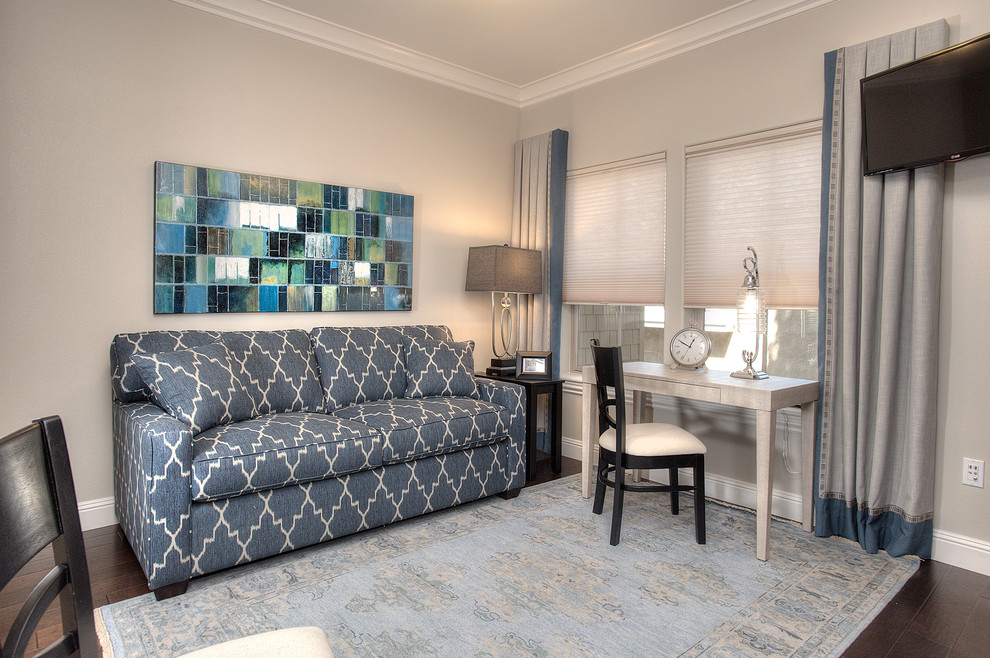 Angela Row Houses-Pasadena Chic - Transitional - Home Office - San