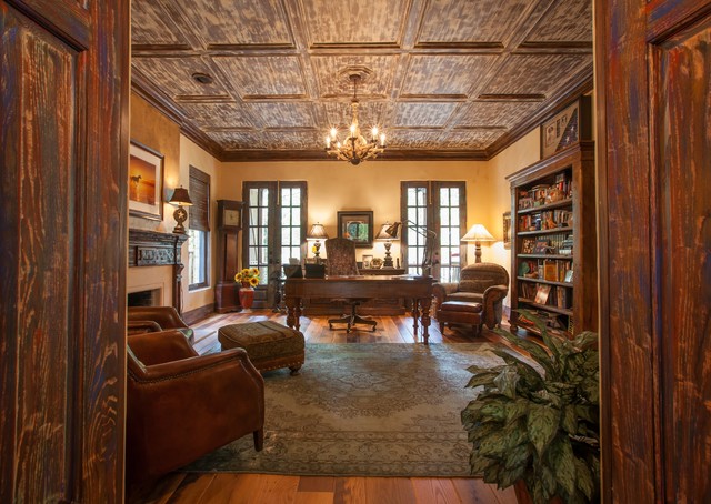 Antique Barnboard Oak Flooring - Traditional - Home Office - Other - by  Appalachian Woods | Houzz AU
