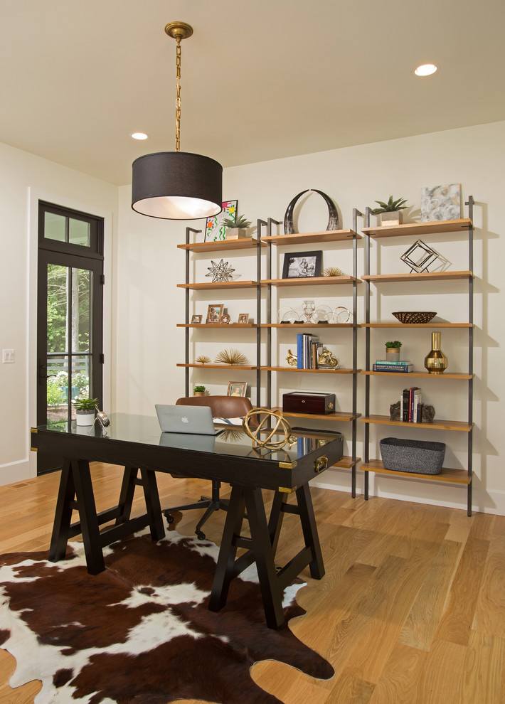 This is an example of a farmhouse home office in DC Metro.
