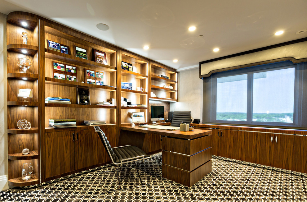 Art Deco Gem on the Bay - Contemporary - Home Office - Other - by ...