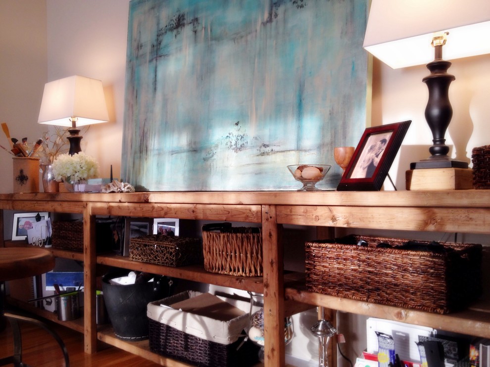 Art studio / Office Rustic Modern Rustic Home Office New York by Kaileen Burke, Artist