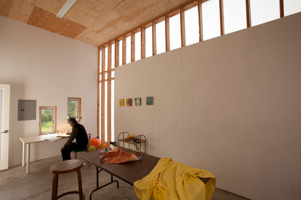 Artist's Studio Contemporary Home Office Seattle by Prentiss