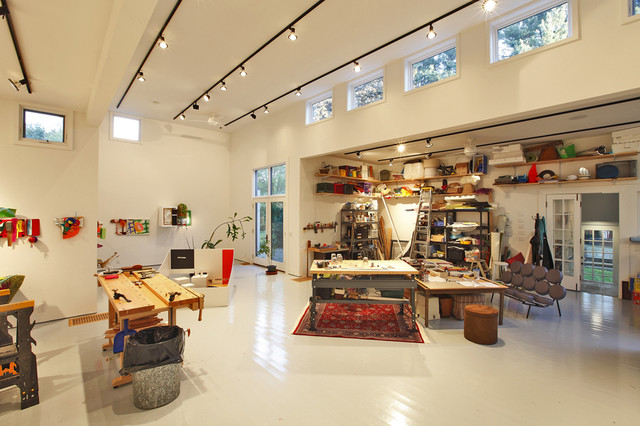 Artist Studio - Interior View - Modern - Home Office - Bridgeport - by  Joseph Bergin Architect PC | Houzz AU