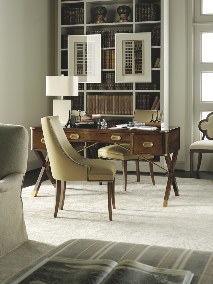 Asheworth Campaign Desk By Hickory Chair Traditional Home Office Dc Metro By Sheffield Furniture Interiors