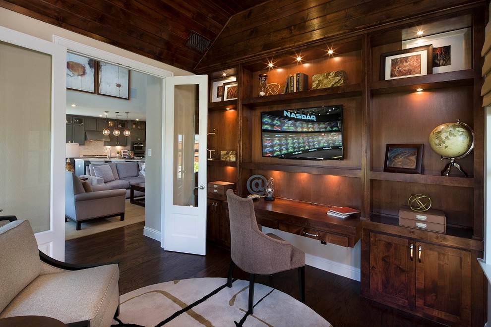 Ashton Woods Dallas Traditional Home Office Dallas by Ashton