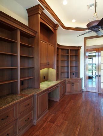 Inspiration for a timeless home office remodel in St Louis