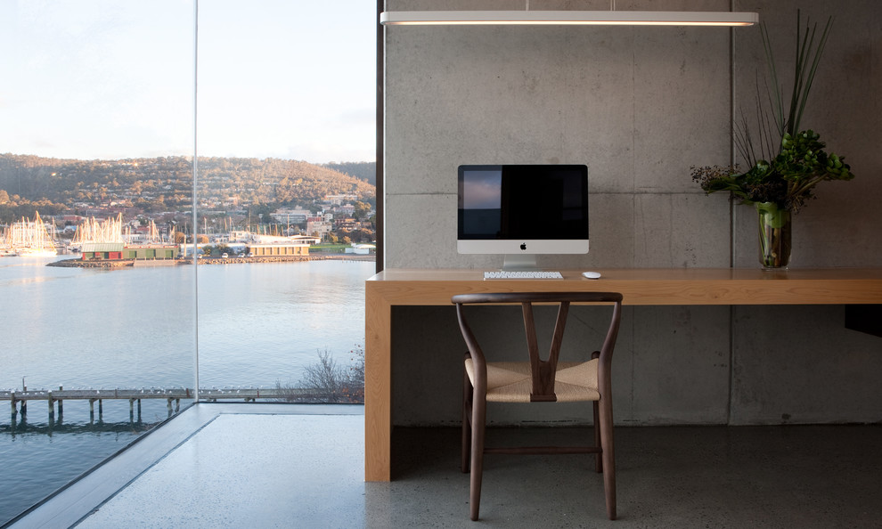 Modernes Arbeitszimmer in Hobart
