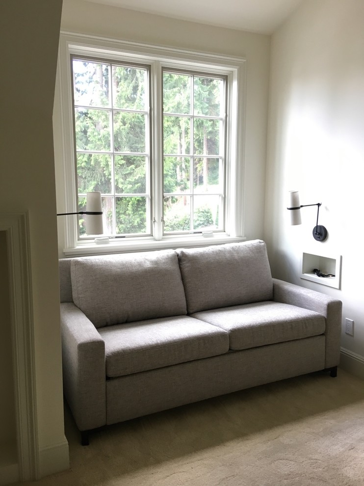 Beachside Estate Mercer Island Beach Style Home Office Seattle