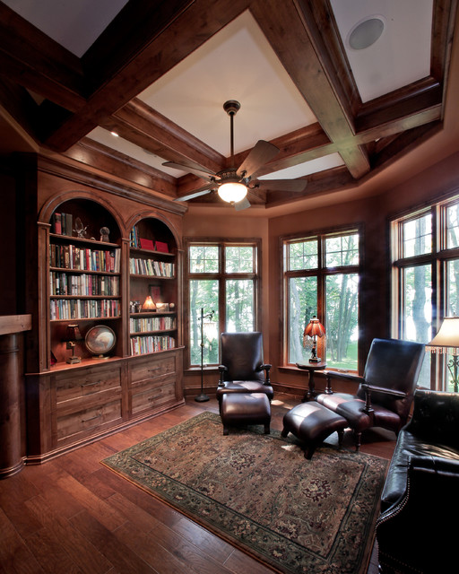 Beaver Lake Custom Home Classique Bureau à domicile Milwaukee