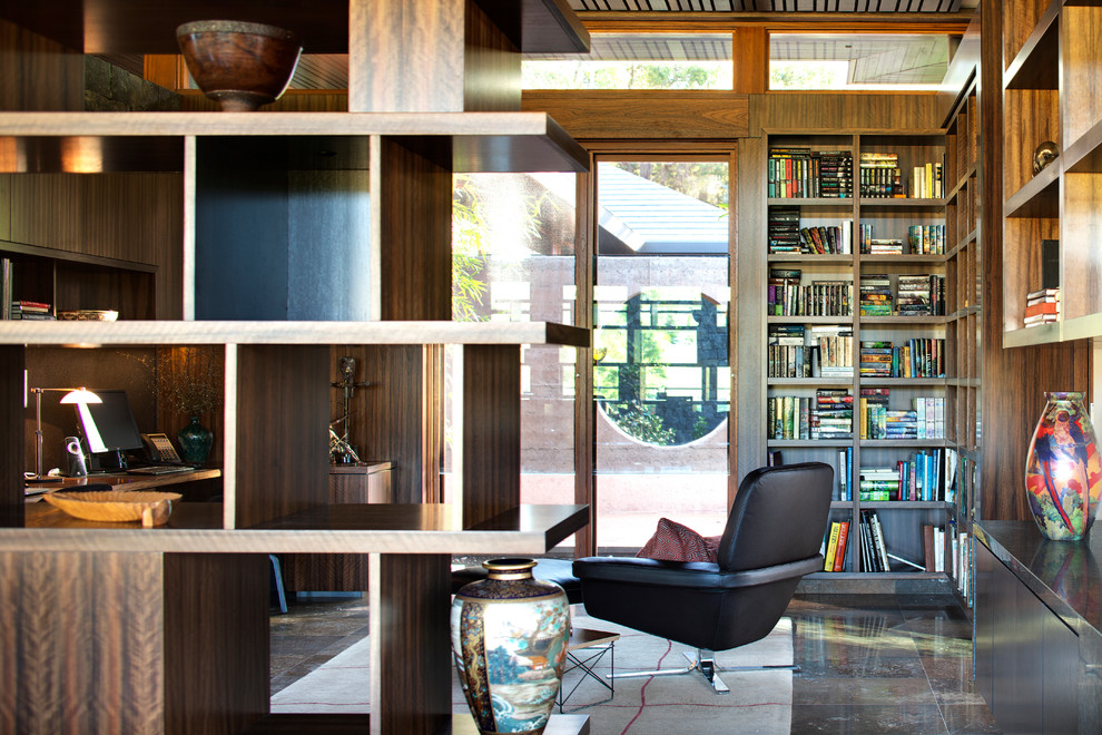 World-inspired home office in Perth.