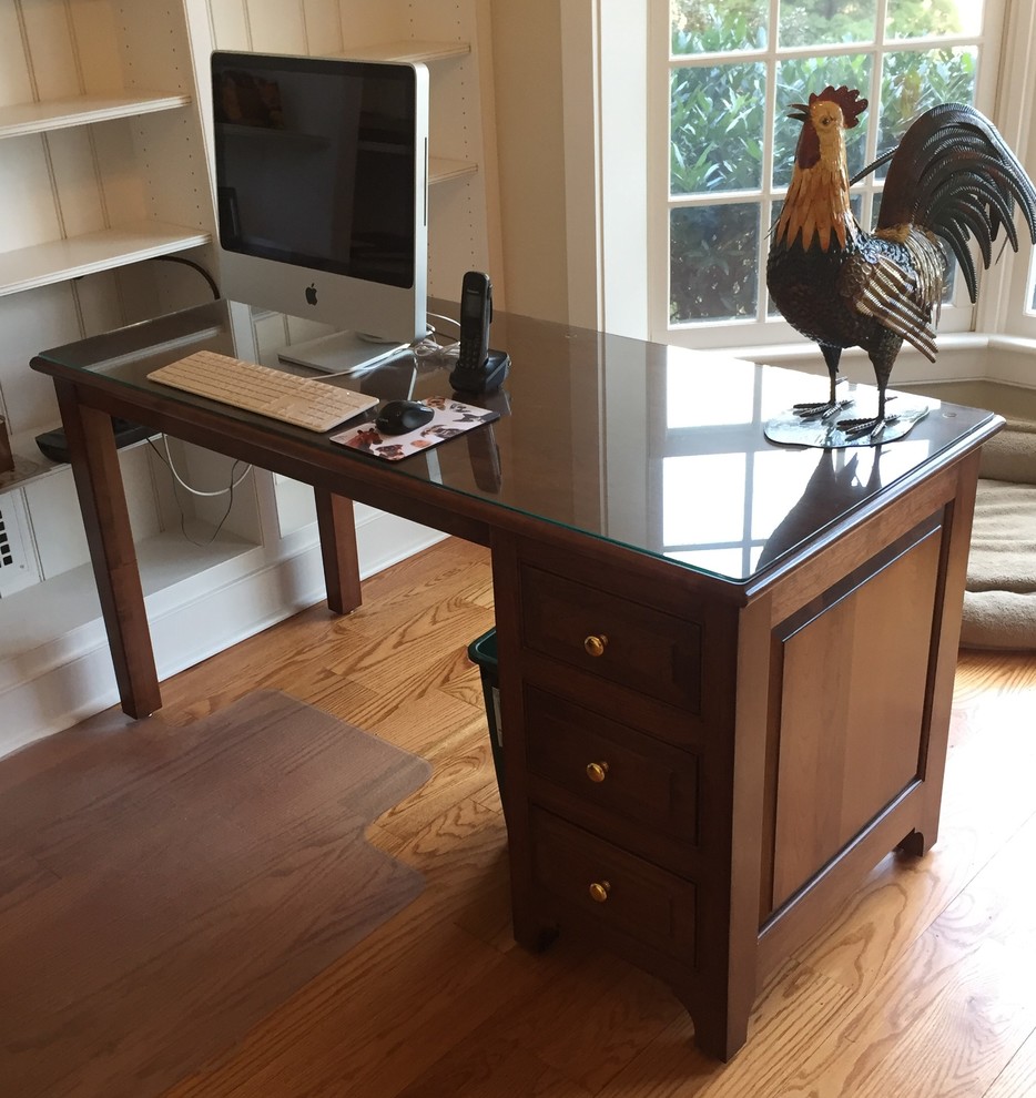 Before After Custom Built Cherry Desk Traditional Home Office   Before And After Custom Built Cherry Desk Cullen Construction Inc Img~0c11c7360c37b27e 9 6061 1 C579cc0 