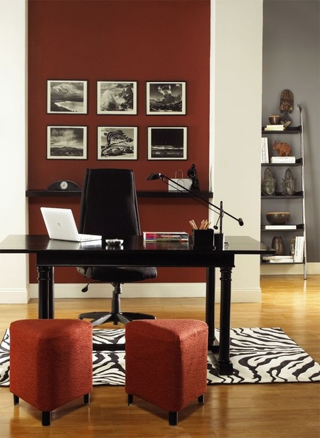 Benjamin Moore Paint Ideas - Home Office Spaces - Contemporáneo