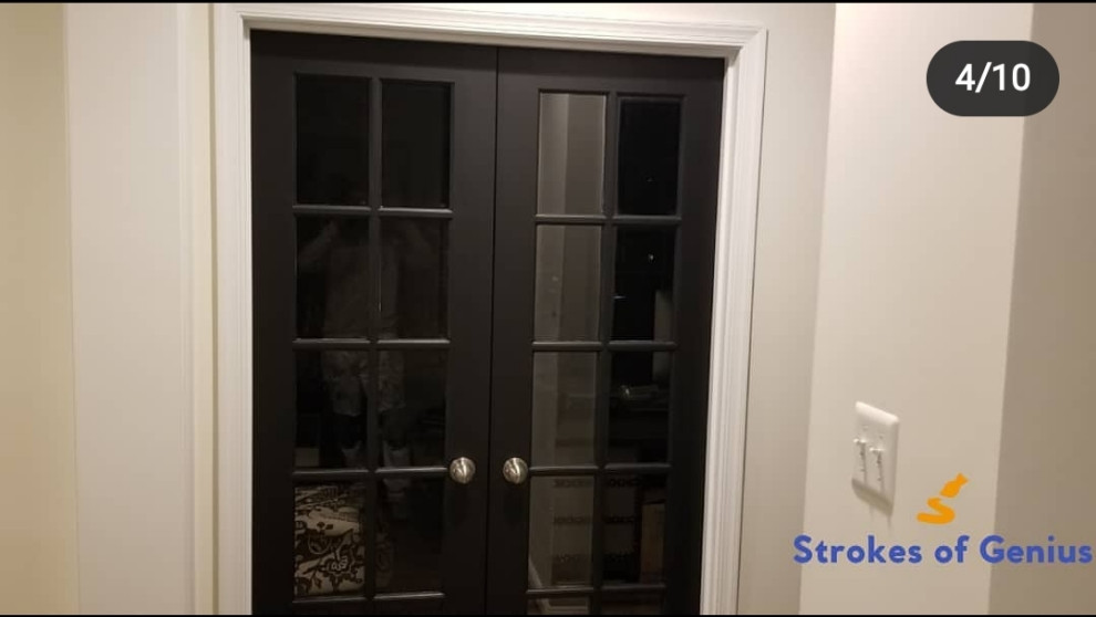 Black Interior Doors - Modern - Home Office - DC Metro - by Strokes of ...