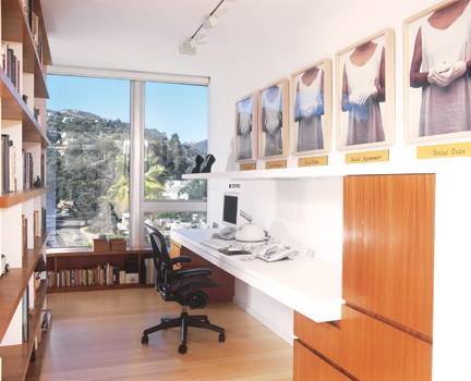 Modernes Arbeitszimmer in Los Angeles